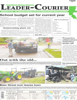union county leader newspaper